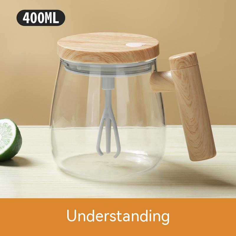 Coffee Mug Electric Mixing Glass
