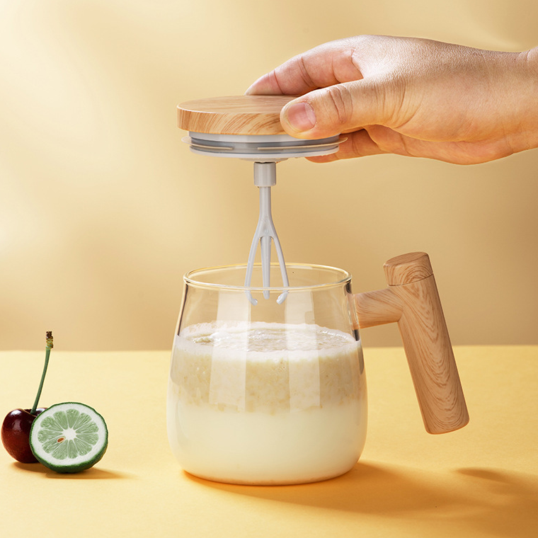 Coffee Mug Electric Mixing Glass
