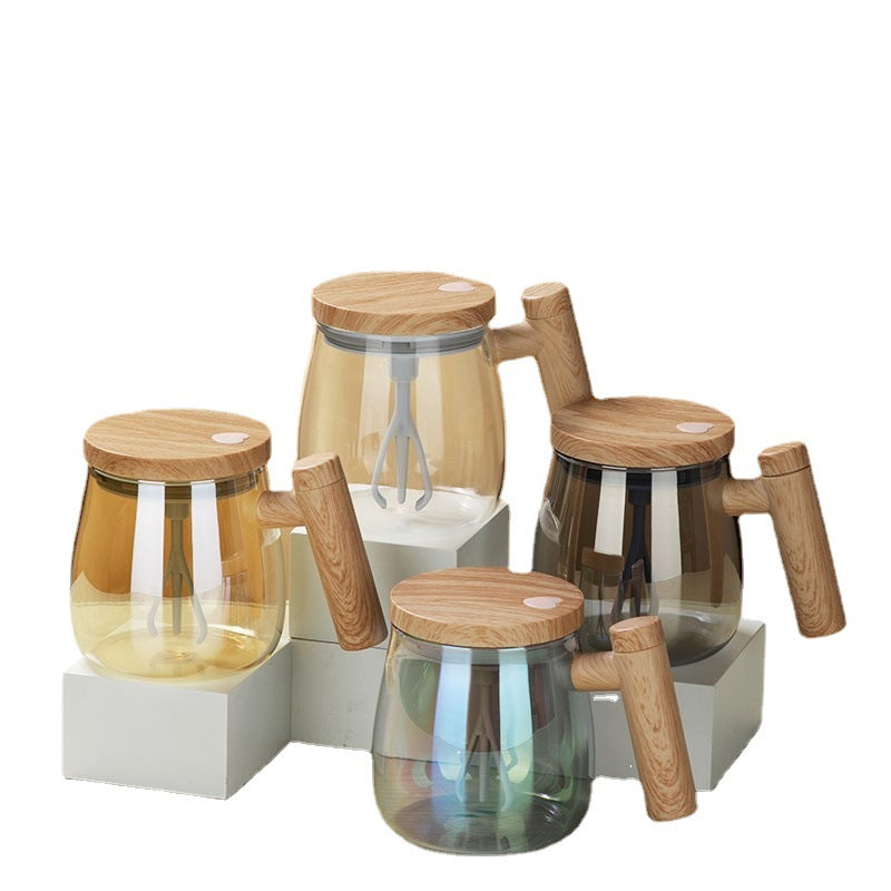 Coffee Mug Electric Mixing Glass