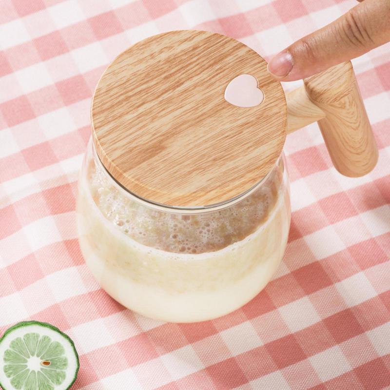 Coffee Mug Electric Mixing Glass