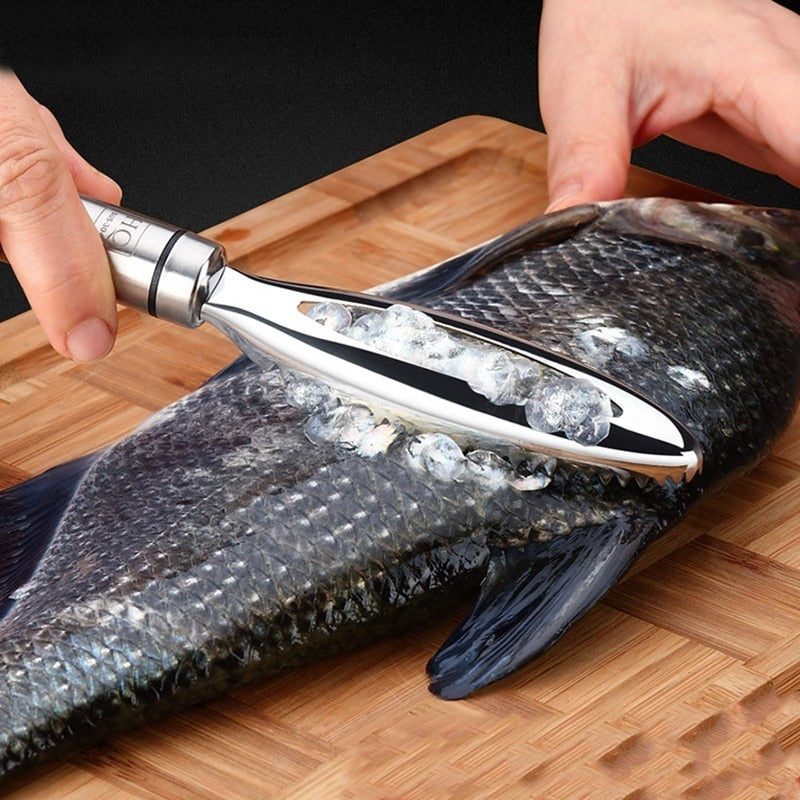 Stainless Steel Scale Removing Fish